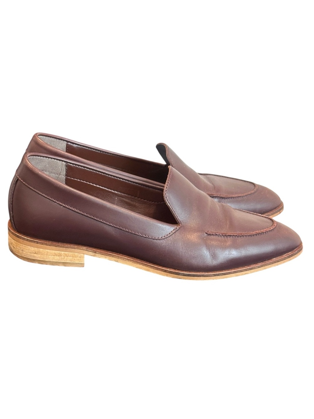 Everlane Made in Italy The Modern Pointed Leather Loafer Burgundy Women’s 6.5